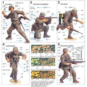 Hobby equipment and supply: Tamiya 35196 1/35 Ger. Front-Line Infantryman