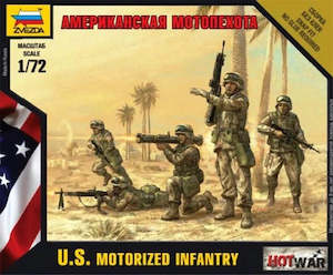 Hobby equipment and supply: Zvezda 7407 1/72 U.S. Motorized Infantry (Modern)