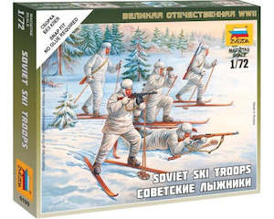 Hobby equipment and supply: Zvezda 6199 1/72 Soviet Ski Troops