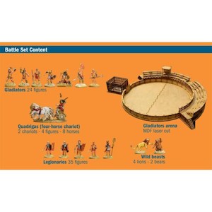 Hobby equipment and supply: xItaleri 6196  1/72 GLADIATORS FIGHT LUDUS