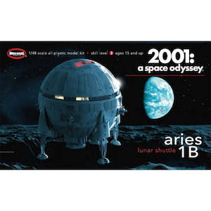 Hobby equipment and supply: Moebius Models 2001-7 1/48 Aries 1B Lunar Shuttle - 2001: A Space Odyssey