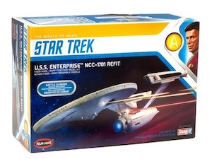 Hobby equipment and supply: Polar Lights 0974 1/1000 Star Trek USS Enterprise Refit 'Wrath of Khan' Edition