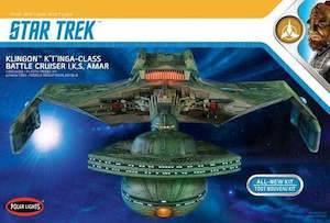 Polar Lights 0950 1/350 Star Trek: Klingon K't'inga-Class Battle Cruis…