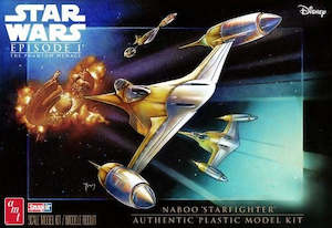 Hobby equipment and supply: AMT 1376 1/48 Star Wars Naboo Starfighter