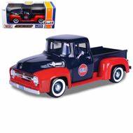 Hobby equipment and supply: Motormax MX-79647 1/24 1956 Ford F-100 Pickup- Gulf