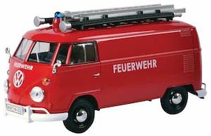 Motormax MX-79564 1/24 Volkswagen Type 2 (T1) Delivery Van- Fire Truck