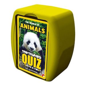 Family Gift Ideas Under 30: Top Trumps Quiz: The World of Animals