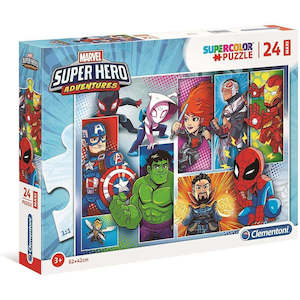 Marvel Gift Ideas: Super Colour: Maxi - Marvel Super Hero Adventures - 24pc