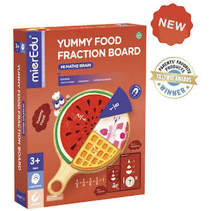 In Stock: Yummy Food Fraction Board (Magnetic)