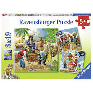 Kids Puzzles: Adventure On The High Seas  - 3x49 Pieces