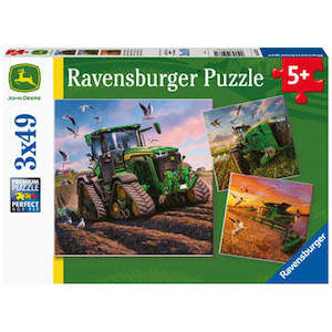 Kids Puzzles: Seasons Of John Deere - 3x49 Pieces