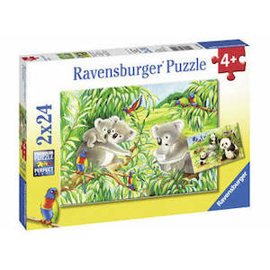 Sweet Koalas And Pandas - 2x24 Pieces