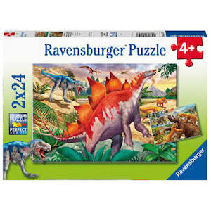 Ravensburger Preschool: Jurassic Wildlife - 2x24 Pieces