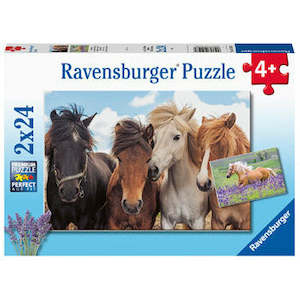 Ravensburger Preschool: Horse Friends - 2x24 Pieces