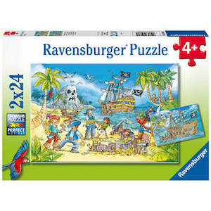 Ravensburger Preschool: Adventure Island - 2x24 Pieces