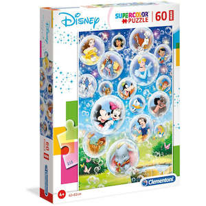 Clementoni: Super Colour: Maxi - Disney Characters - 60pc