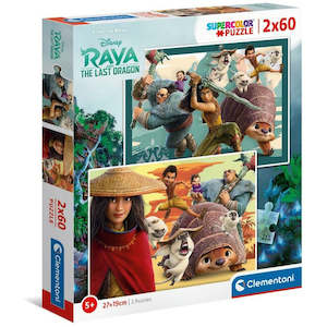 Super Colour: Disney Raya and the Last Dragon - 2 x 60pc