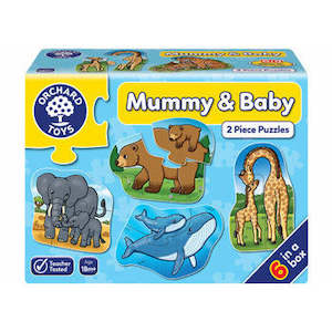 Puzzle By Theme Animals: Mummy & Baby - 6x2 Pieces