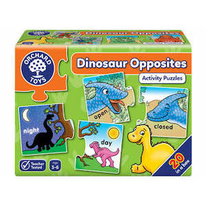 Puzzle By Theme Dinosaurs: Dino Opposites - 20x2 Pieces