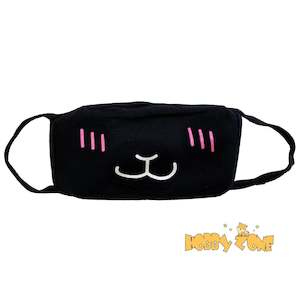 MEOW Black Reusable Face Mask