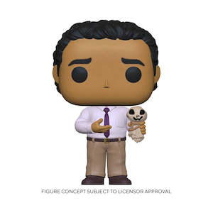 The Office - Oscar Martinez with Scarecrow Doll Pop! Vinyl Figure