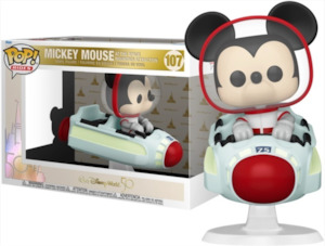 Disney: Mickey Mouse at the Space Mountain Attraction Pop! Vinyl Figure - 50th Anniversary