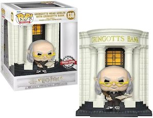 Harry Potter - Gringotts Head Goblin with Gringotts Bank at Diagon Valley 6" Pop…