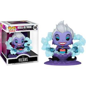 Movie Pop Vinyls: Disney Villains - Ursula on Throne 6" Super Sized Pop! Vinyl Figure