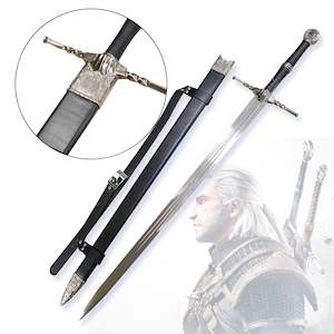 The Witcher: The Witcher 3: Geralt Of Rivia Steel Sword with Engravings