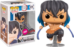 Flocked Chase Edition - Demon Slayer - Inosuke Hashibira Pop! Vinyl Figure