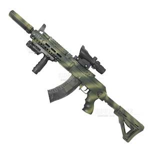 Rifles: [R18+] "Diversion" ZY M762 Green AK-15 Gel Ball Blaster [ID Check Required]