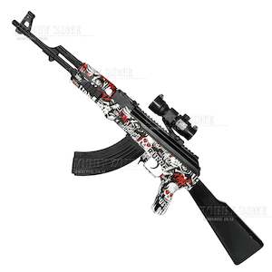 Rifles: [R18+] "Tangy Ketchup" SKS AKM Gel Ball Blaster [ID Check Required]