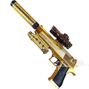 Pistols: [R18+] XYL Golden Hour Desert Eagle Gel Ball Blaster Pistol [ID Check Required]