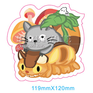 My Neighbour Totoro - Totoro Riding Catbus Vinyl Decal Sticker