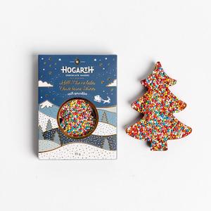 Chocolate: Milk Chocolate Christmas Tree w/ Sprinkles