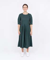 Pleated Dress (Linen/Cotton)