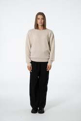 MERINO Unisex Sweater - Almond White