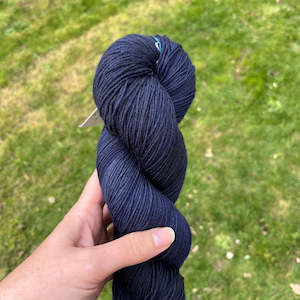 Knitsch BFL Sock - Casting yarn through thunderstorms