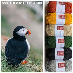 Yarn: Jamiseon and Smith - Puffin Inspo Kit