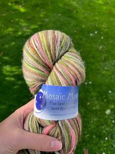 Mosaic Moon Organic DK Set - 113g x New Beginnings and 56g x green trim - Re-loved