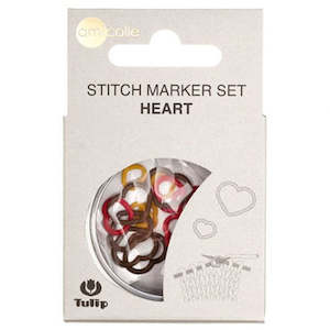 Yarn: Tulip Heart Stitch Marker Set