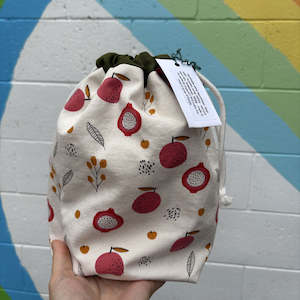 Nothing New Project Bag - Mustard Fruit