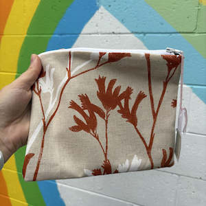 Nothing New Zip Pouch - Kangaroo Paw