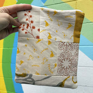 Nothing New Zip Pouch - Ink and Spindle Mash-up