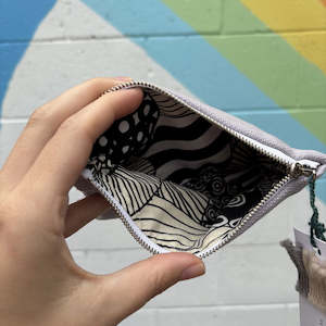 Nothing New Zip Pouch - Lilac Marimekko