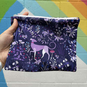 Nothing New Zip Pouch - Purple Unicorn