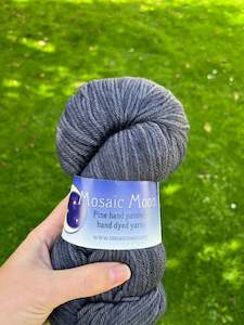 Mosaic Moon Organic Aran - Charcoal - Re-loved