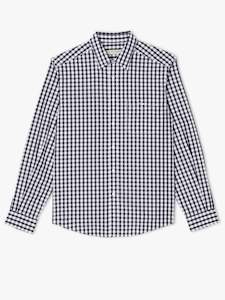 Clothing: Collins Shirt - Navy White