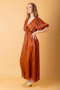 Womenswear: AMAYA Jazz Maxi Dress Rust