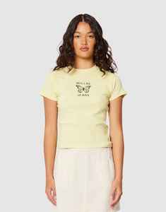 ROLLA'S Classic Butterfly Tee Limoncello